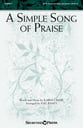 A Simple Song of Praise SATB/Unison choral sheet music cover